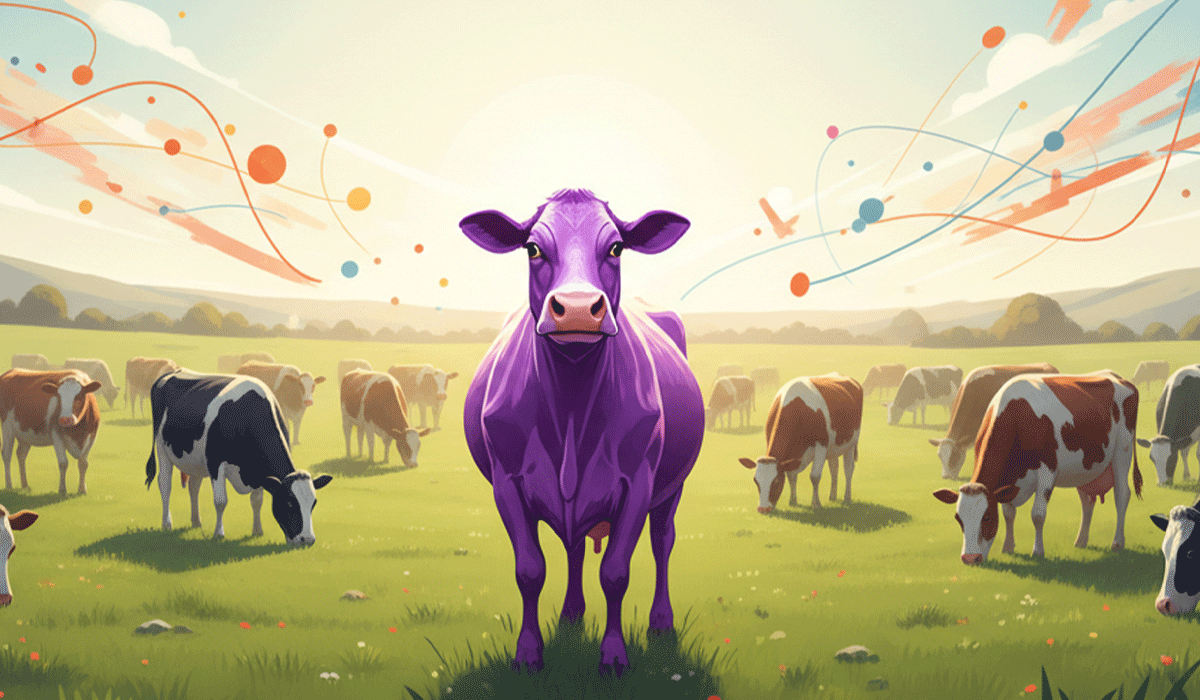 کتاب گاو بنفش